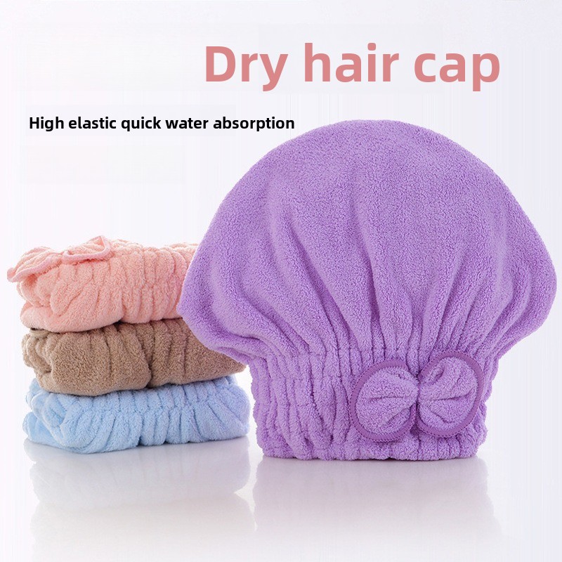 Hair Care Daily - 1 قطعة منشفة شعر من الألياف