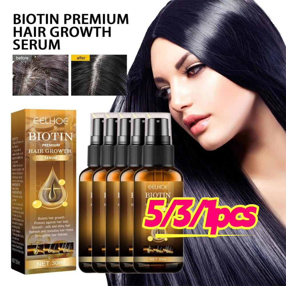 5/3/1 قطعة البيوتين منتجات نمو - مراجعة Hair Care Herbal وسعره